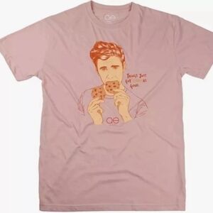 Queer Eye Twice As Good Unisex T-Shirt XLarge Pink NWT